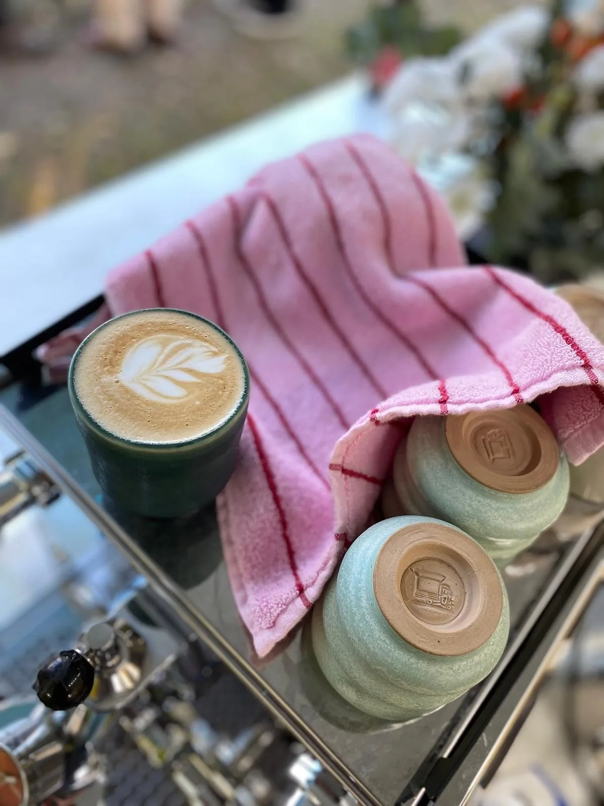 Espresso bei einem Firmen-Event